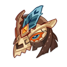 Demon-Warrior's Feather Mask