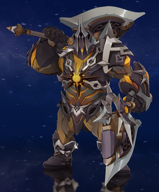 Black Serpent Knight: Rockbreaker Ax